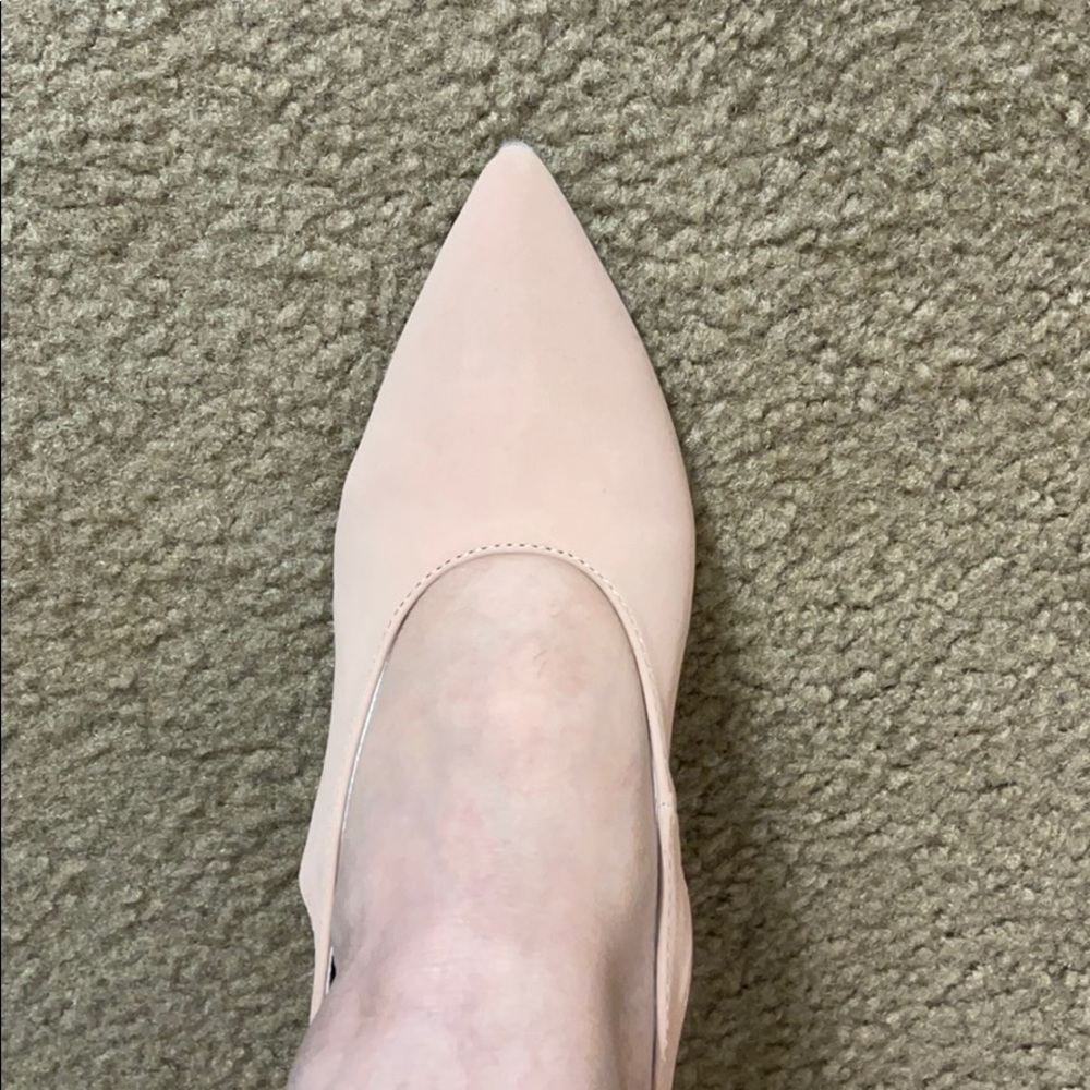 Worn once blush color shoe